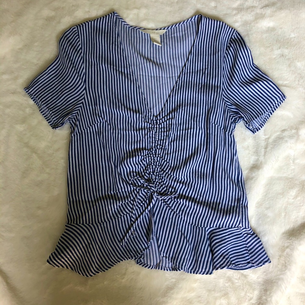 H&M Striped Blouse